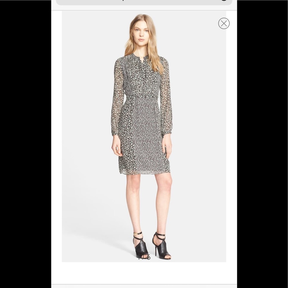 Burberry Brit Meera Floral Silk Dress